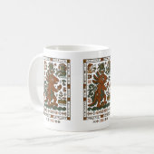 Axolotl Teotl - Gott der Gewässer Kaffeetasse (Vorderseite Links)