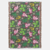 Axolotl Throw Blanket Decke (Vorderseite Vertikal)