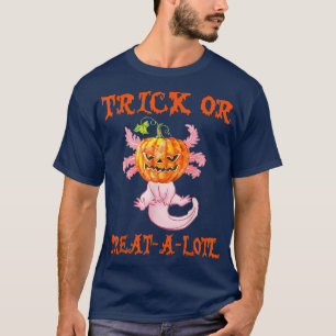 Axolotl Trick oder Behandeln Axolotl Halloween-Kos T-Shirt