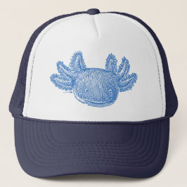 Axolotl Trucker Hut - BLAU Truckerkappe