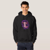 Axolotl und Blumen Hoodie (Vorne ganz)