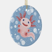 Axolotl und der Blasen-mutige vektorentwurf Keramikornament (Rechts)