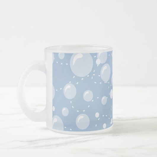 Axolotl und der Blasen-mutige vektorentwurf Mattglastasse (Links)