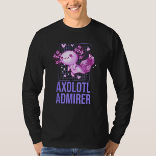 Axolotl-Verehrer Tier Meme Salamander Tier Wortspi T-Shirt