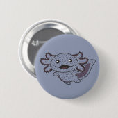Axolotl verschiedene Arten von Axolotls Sweet Anim Button (Vorne & Hinten)