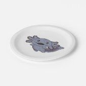 Axolotl verschiedene Arten von Axolotls Sweet Anim Pappteller (Schrägansicht)