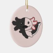 Axolotl Verschiedene Axolotls-Niedliche Tiere B Keramik Ornament (Rechts)