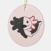 Axolotl Verschiedene Axolotls-Niedliche Tiere B Keramik Ornament (Links)