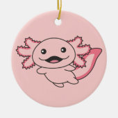 Axolotl Verschiedene Axolotls-Niedliche Tiere C Keramik Ornament (Vorne)