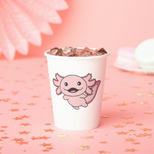 Axolotl Verschiedene Axolotls-Niedliche Tiere C Pappbecher