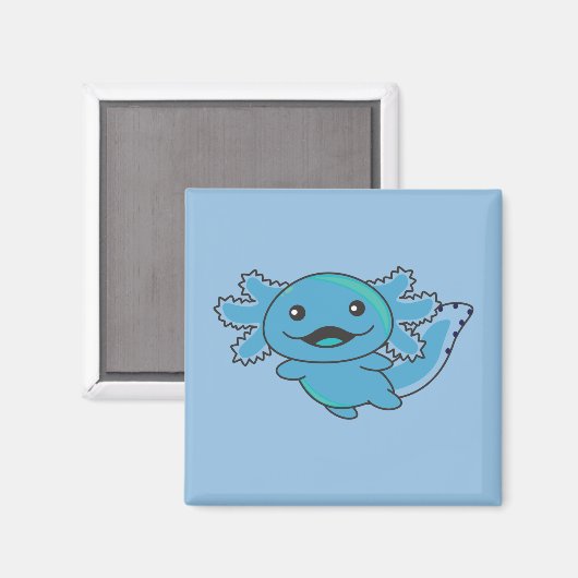 Axolotl Verschiedene Axolotls Sweet Axolotl Magnet (Vorderseite/Rückseite)