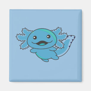 Axolotl Verschiedene Axolotls Sweet Axolotl  Magnet