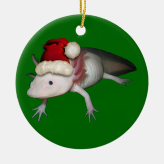 Axolotl-Verzierung Keramik Ornament (Vorne)