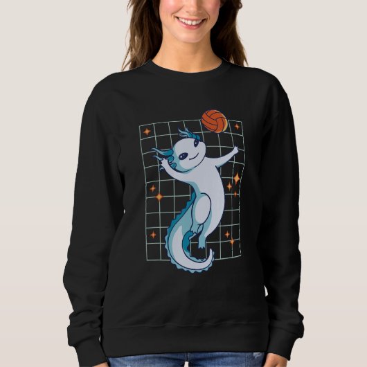 Axolotl Volleyball Sweatshirt (Vorderseite)