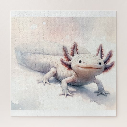 Axolotl Watercolor AREF310 - Watercolor Puzzle (Vertikal)