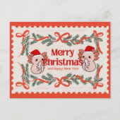 Axolotl Weihnachten (Vorderseite)