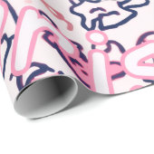 Axolotl Weihnachten Geschenkpapier (Rolleneckpunkt)