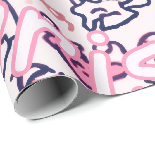 Axolotl Weihnachten Geschenkpapier (Rolleneckpunkt)