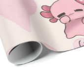 Axolotl Weihnachten Geschenkpapier (Rolleneckpunkt)