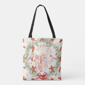 Axolotl Weihnachten Tasche (Rückseite)