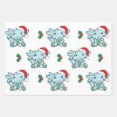 Axolotl Weihnachts Wintertiere Urlaub Axolotls Geschenkpapier Set (Vorderseite 2)