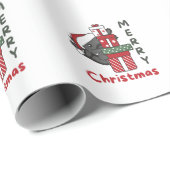 Axolotl Weihnachtsgeschenk Wintertiere Axolotl Geschenkpapier (Rolleneckpunkt)