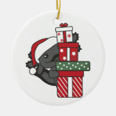 Axolotl Weihnachtsgeschenk Wintertiere Axolotl Keramik Ornament (Vorne)