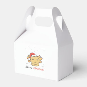 Axolotl Weihnachtsschnee Wintertiere Axolotls Geschenkschachtel