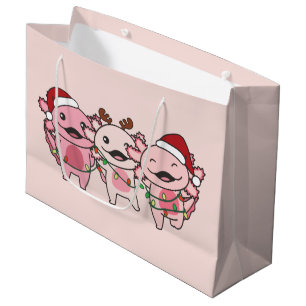 Axolotl Weihnachtstiere Sweet Axolotls Große Geschenktüte