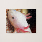 Axolotl Weißling Puzzle (Horizontal)