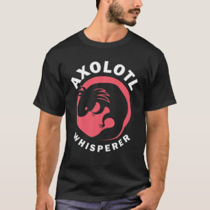Axolotl Whisperer Vintag Retro Salamander Amphibi T-Shirt