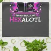 Axolotl Witching Hour - Salamandre Geschirrtuch (Gefaltet)