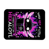 Axolotl Witching Hour - Salamandre Magnet (Horizontal)