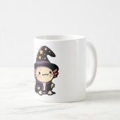 Axolotl Wizard - Fantasy Pet Kaffeetasse (VorderseiteRechts)