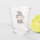 Axolotl Wizard - Fantasy Pet Schnapsglas (Rückseite)