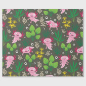 Axolotl Wrapping Paper Geschenkpapier (Flach)