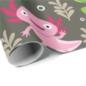Axolotl Wrapping Paper Geschenkpapier (Rolleneckpunkt)