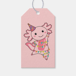 Axolotl wünscht Ihnen alles Gute zum Geburtstag Geschenkanhänger