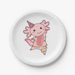 Axolotl wünscht Ihnen alles Gute zum Geburtstag Pappteller