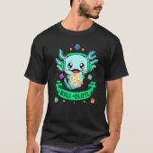 Axolotl Würfel für Drachen D20 Rpg Gamer Fantasy G T-Shirt (Vorderseite)