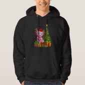 Axolotl Xmas Holiday Santa Axolotl Christmas Tree Hoodie (Vorderseite)