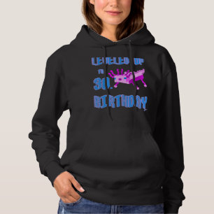 Axolotl zum Geburtstag auf bis zu 30 Geburtstag Hoodie