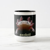 Axolotl Zweifarbige Tasse (Mittel)
