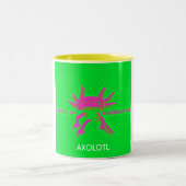 axolotl zweifarbige tasse (Mittel)