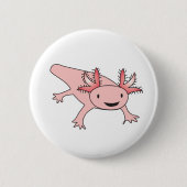 Axolotlniedlicher Salamander Button (Vorderseite)