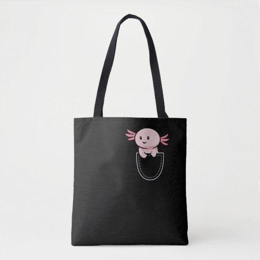 Axolotls Axolotl in einer Tasche Kawaii (Vorderseite)