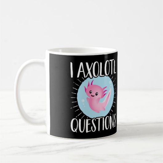 Axolotls I Axolotl Questions Kawaii Kaffeetasse (Links)
