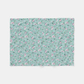 Axolotls in Blau Fleecedecke (Vorderseite (Horizontal))