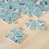 Axolotls in Blau Puzzle (Seite)