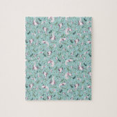 Axolotls in Blau Puzzle (Vertikal)